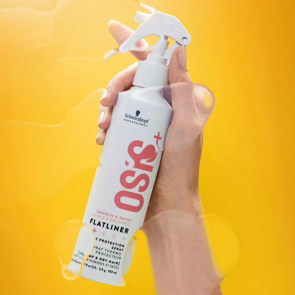 Schwarzkopf OSiS+ Flatliner Hővédő Spray 200 ml – 230°C-ig