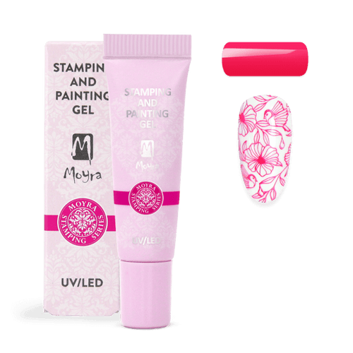Moyra nyomda- és festőzselé 7g No. 013 Vivid Pink