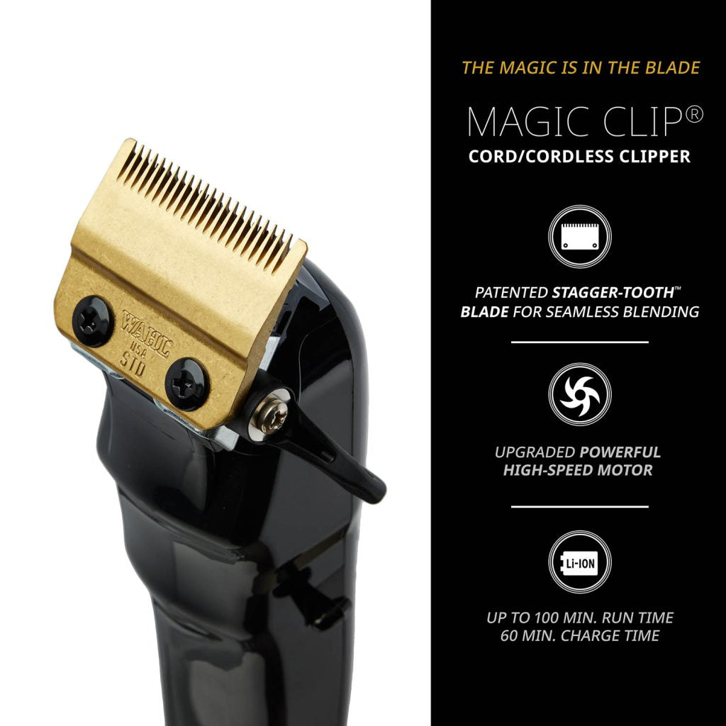 Wahl hajvágó CORDLESS MAGIC CLIP Black