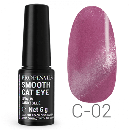 Profinails Smooth Cat Eye LED/UV lakkzselé 6g No. C-02