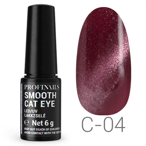 Profinails Smooth Cat Eye LED/UV lakkzselé 6g No. C-04