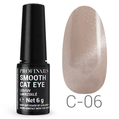 Profinails Smooth Cat Eye LED/UV lakkzselé 6g No. C-06