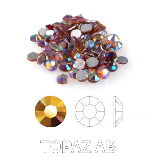 Profinails kristálykő 1440db Topaz AB s5