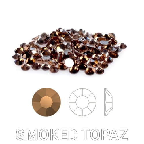 Profinails kristálykő 1440db Smoked Topaz s6