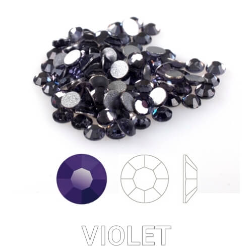 Profinails kristálykő tégelyben 100 db Violet s3