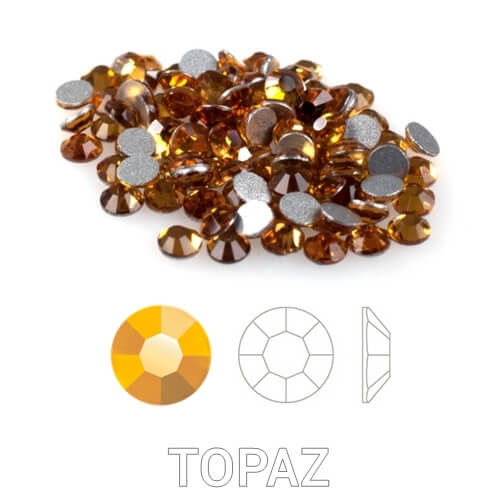 Profinails kristálykő 1440db Topaz s5
