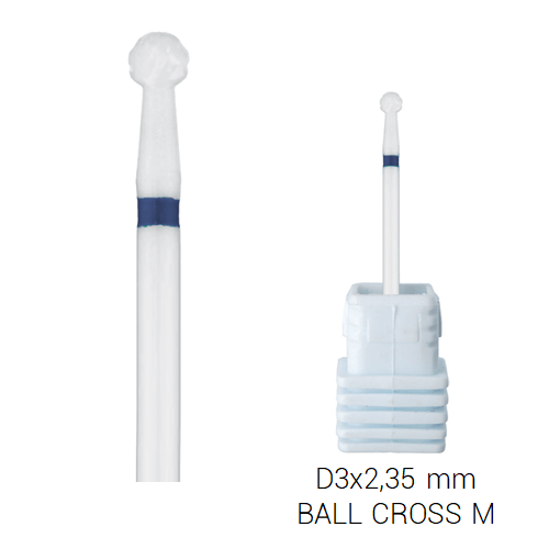 Csiszolófej Kerámia (D 3 mm Ball Cross grit M)