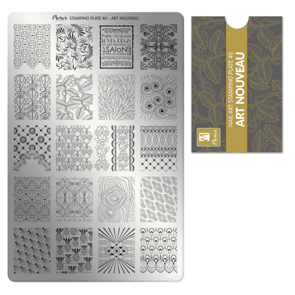 Moyra nyomdalemez No.040 Art Nouveau