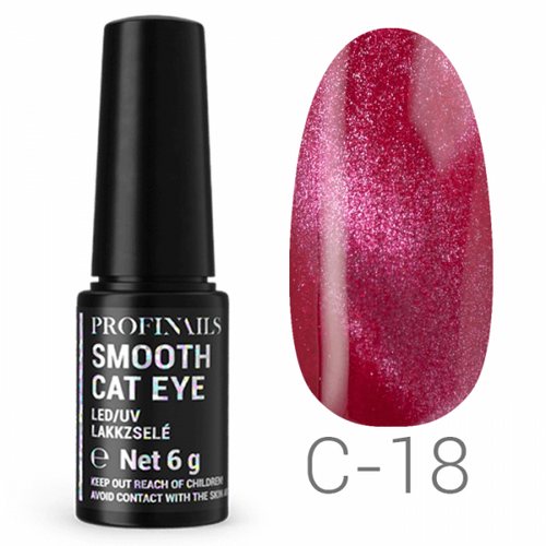 Profinails Smooth Cat Eye LED/UV lakkzselé 6g No. C-18