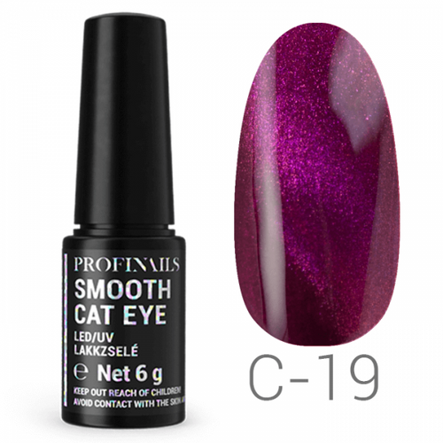 Profinails Smooth Cat Eye LED/UV lakkzselé 6g No. C-19