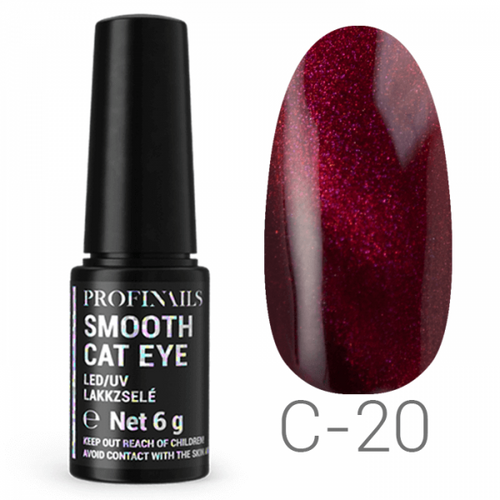 Profinails Smooth Cat Eye LED/UV lakkzselé 6g No. C-20