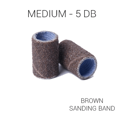 Csiszológyűrű (brown) 5 db/csom. Közepes