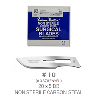 Swann-Morton nem steril szénacél szikepenge #10 méret 20x5 db – 2. kép