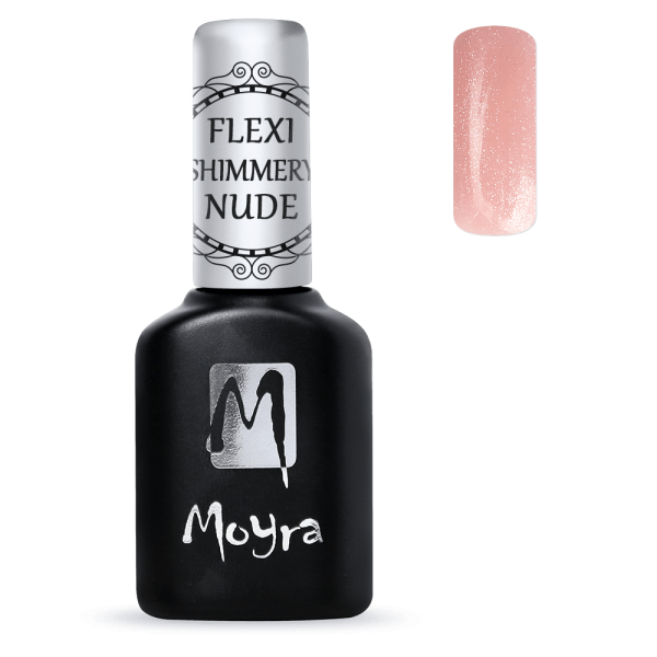Moyra Lakkzselé Flexi Base - Shimmery Nude 10ml