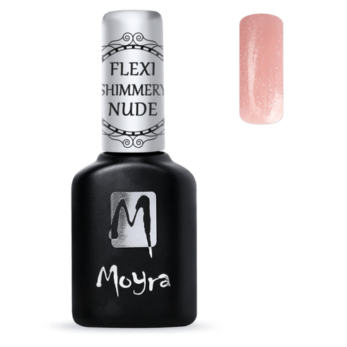 Moyra Lakkzselé Flexi Base - Shimmery Nude 10ml