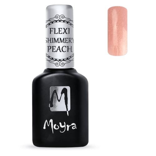 Moyra Lakkzselé Flexi Base - Shimmery Peach 10ml