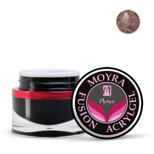 Moyra Fusion Colour Acrylgel No. 106 Rosegold Glittery Shine 15 g