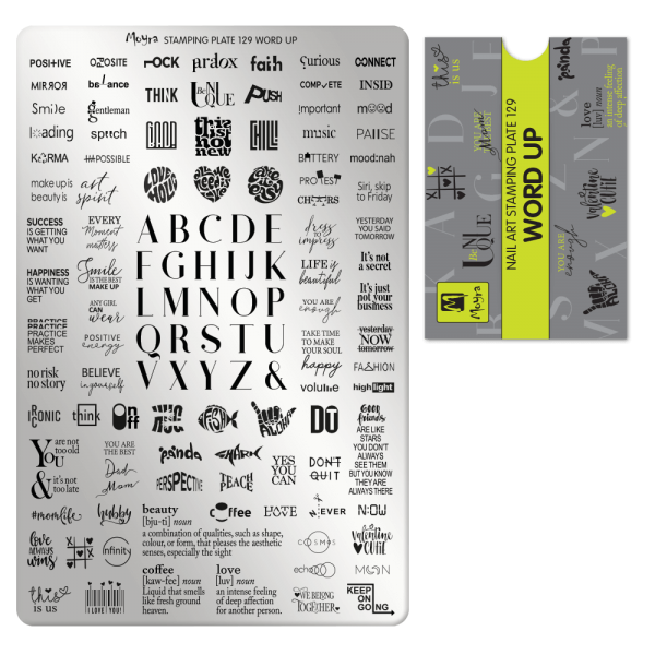 Moyra nyomdalemez No.129 Word Up