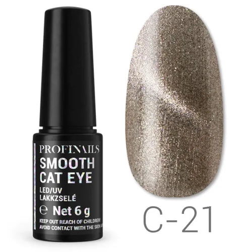 Profinails Smooth Cat Eye LED/UV lakkzselé 6g No. C-21