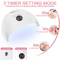 SUNX35 Pro Nail LED Lamp - Műkörmös LED lámpa 50 W - White – 3. kép