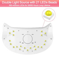 SUNX35 Pro Nail LED Lamp - Műkörmös LED lámpa 50 W - White – 5. kép
