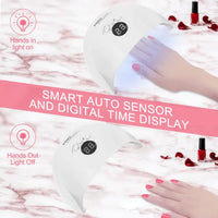 SUNX35 Pro Nail LED Lamp - Műkörmös LED lámpa 50 W - White – 6. kép