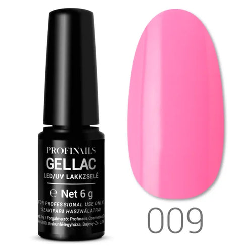 Profinails LED/UV lakkzselé 6 g No. 009 Bubblegum Pink