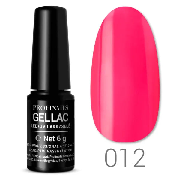 Profinails LED/UV lakkzselé 6 g No. 012 Deep Ruby