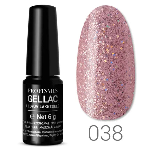 Profinails LED/UV lakkzselé 6 g No. 038