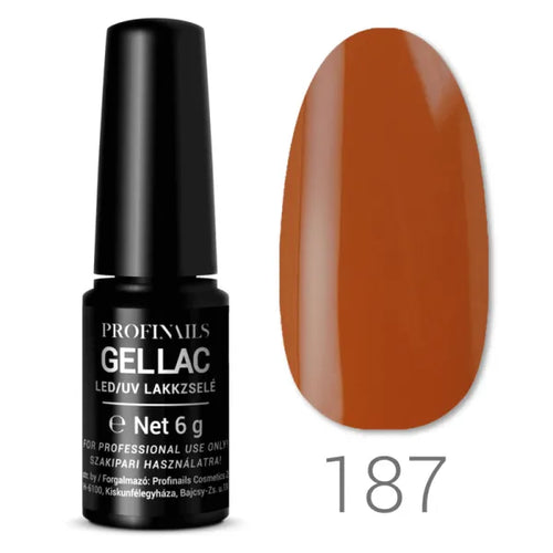 Profinails LED/UV lakkzselé 6 g No. 187