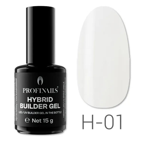 Profinails Hibrid LED/UV építő zselé 15 g H-01 Clear