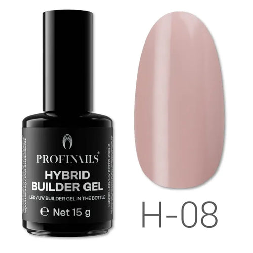 Profinails Hibrid LED/UV építő zselé 15 g H-08