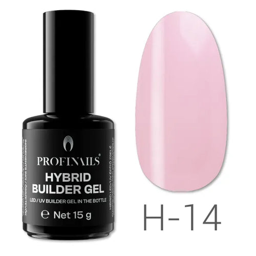 Profinails Hibrid LED/UV építő zselé 15 g H-14