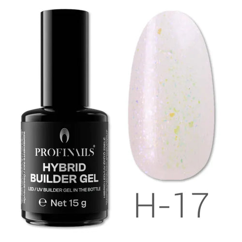 Profinails Hibrid LED/UV építő zselé 15 g H-17