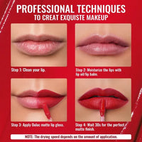 Oulac Kissproof Liquid Matte Lipstick ajakrúzs 4.5ml No. M-02 Deep Kiss – 6. kép