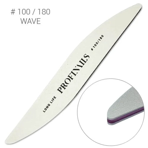Profinails Körömreszelő Wave Fehér #100/180