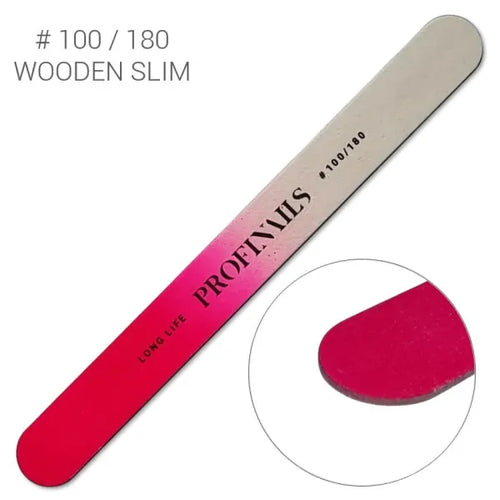 Profinails körömreszelő Egyenes Wooden Gradient #100/180