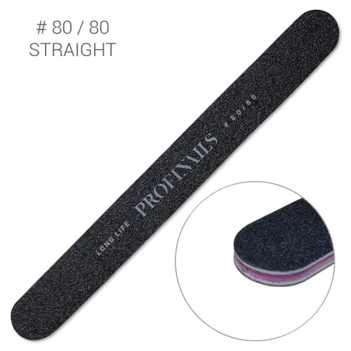 Profinails Körömreszelő Egyenes Fekete # 80/80