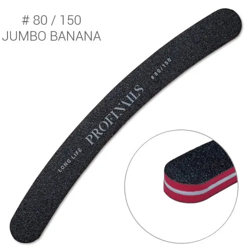 Profinails körömreszelő Banán Jumbo # 80/150