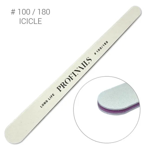 Profinails körömreszelő Csepp Fehér #100/180