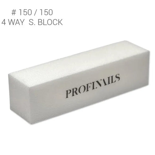 Profinails körömreszelő Buffer Fehér 4 oldalú #150
