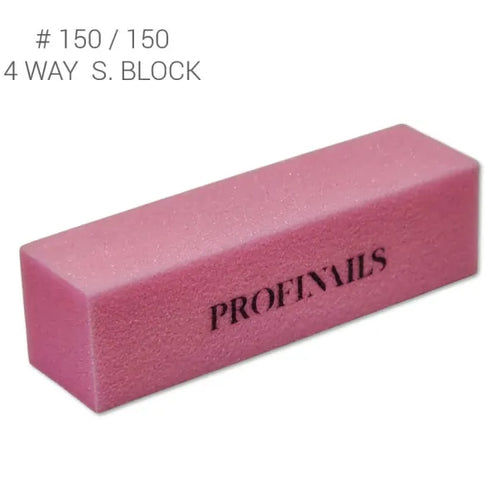 Profinails körömreszelő Buffer Pink 4 oldalú #150