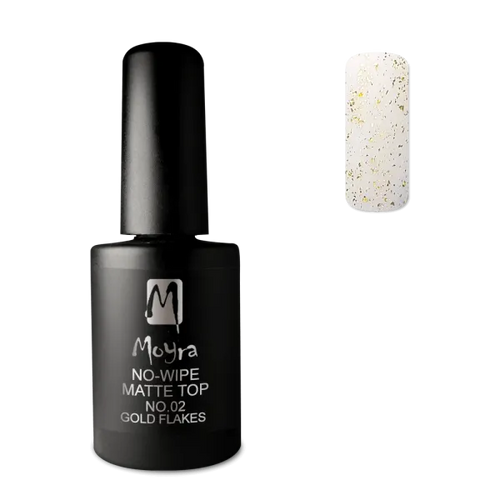 Moyra fixálásmentes matt fedőzselé 10 ml No. 02 Gold flakes