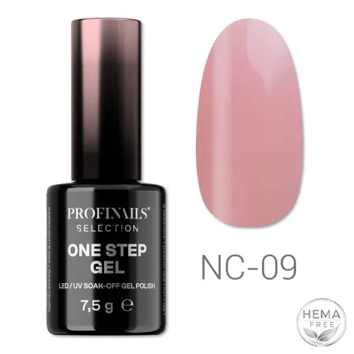 Profinails Selection One Step Gel LED/UV lakkzselé 7,5 g. No. NC 09