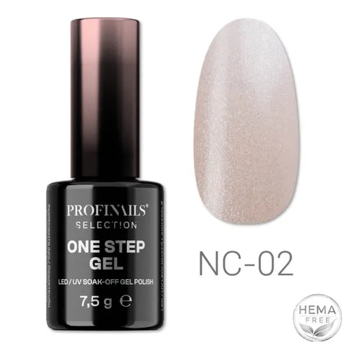 Profinails Selection One Step Gel LED/UV lakkzselé 7,5 g. No. NC 02