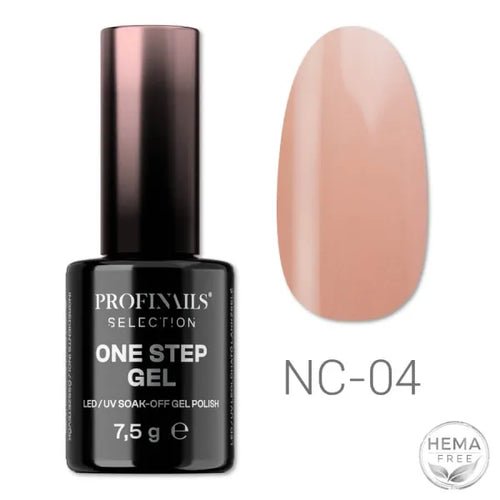 Profinails Selection One Step Gel LED/UV lakkzselé 7,5 g. No. NC 04