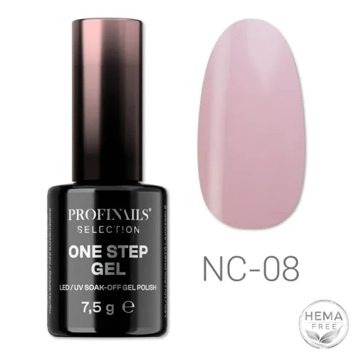 Profinails Selection One Step Gel LED/UV lakkzselé 7,5 g. No. NC 08