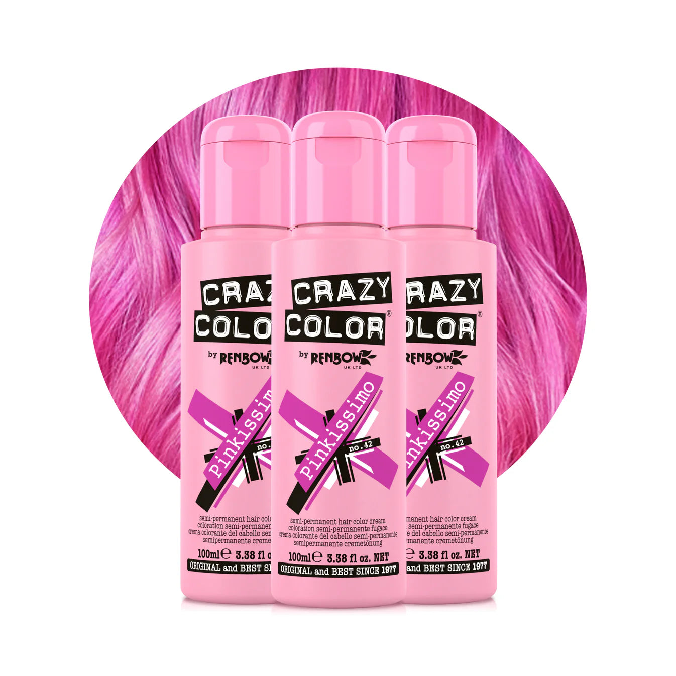 Crazy color 100 ml / 42 Pinkissimo