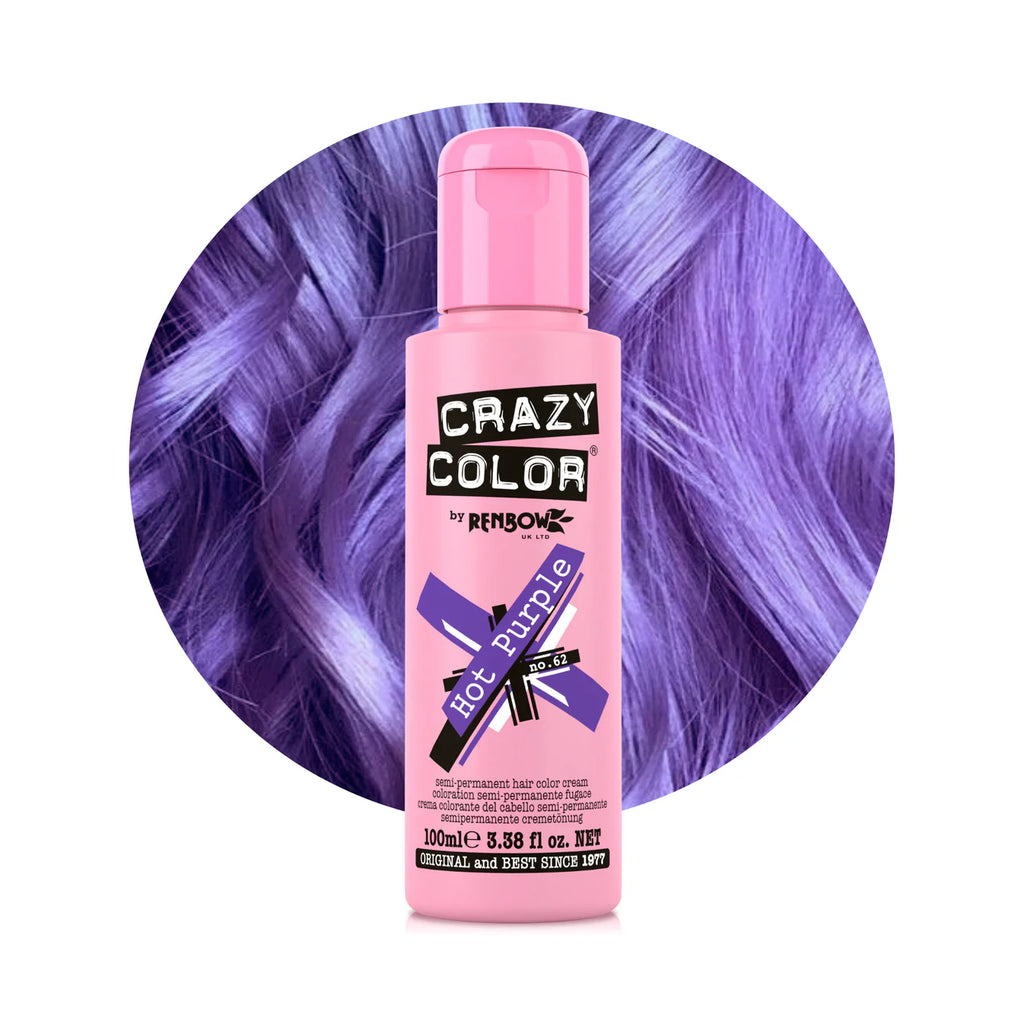 Crazy color 100 ml / 62 Hot Purple