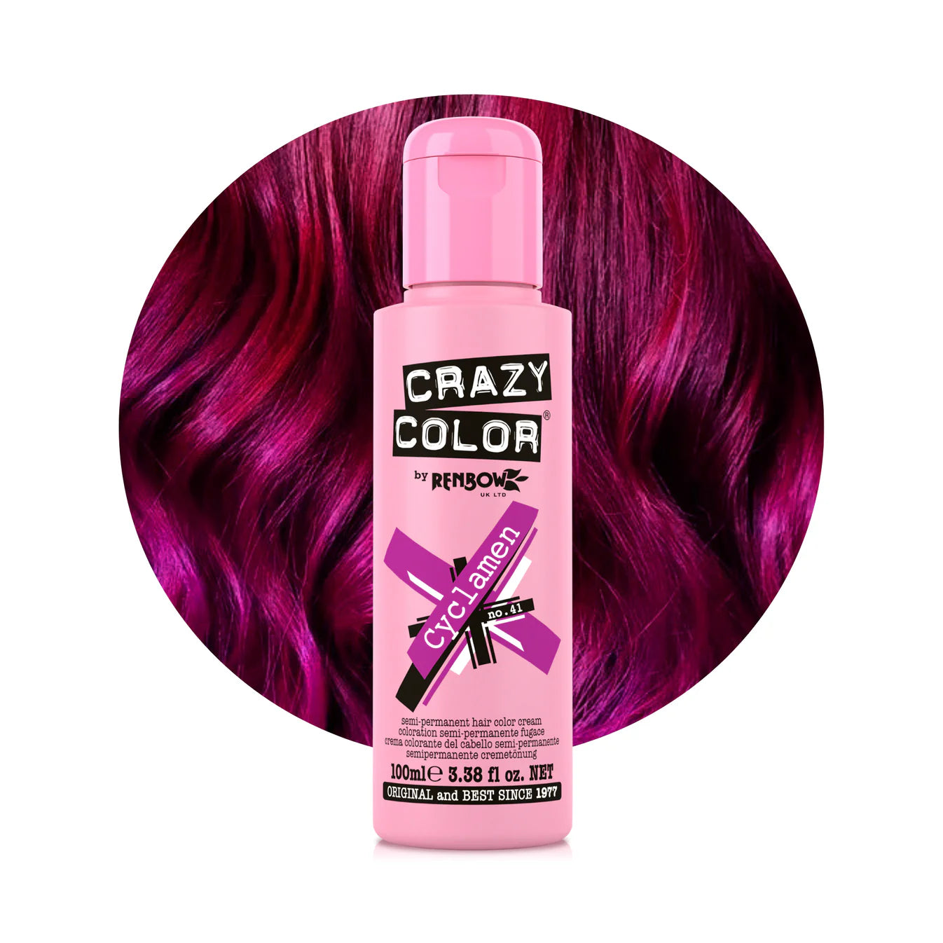 Crazy color 100 ml / 41 Cyclamen